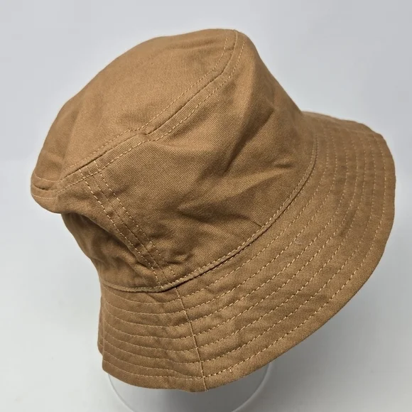 MADEWELL TERRA COTTA TAN 100% COTTON BUCKET HAT WOMEN SIZE SMALL MEDIUM AUTUMN - Picture 7 of 12